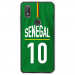 TPU0VIEW2MAILLOTSENEGAL - Coque souple pour Wiko View 2 avec impression Motifs Maillot de Football Sénégal