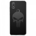 TPU0VIEW2SKULLCARBONE - Coque souple pour Wiko View 2 avec impression Motifs tête de mort sur fond carbone
