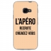 TPU0XCOVER4APEROBEIGE - Coque souple pour Samsung Galaxy XCover 4 avec impression Motifs l'apéro recrute beige