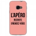 TPU0XCOVER4APEROROSE - Coque souple pour Samsung Galaxy XCover 4 avec impression Motifs l'apéro recrute rose