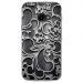 TPU0XCOVER4ARABESQUENOIR - Coque souple pour Samsung Galaxy XCover 4 avec impression Motifs arabesque noir