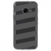 TPU0XCOVER4BANDESGRISES - Coque souple pour Samsung Galaxy XCover 4 avec impression Motifs bandes grises