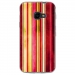 TPU0XCOVER4BANDESVINT2 - Coque souple pour Samsung Galaxy XCover 4 avec impression Motifs bandes effets vintages 2