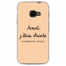 TPU0XCOVER4CHIANTEBEIGE - Coque souple pour Samsung Galaxy XCover 4 avec impression Motifs Avant, j'étais chiante beige