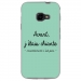 TPU0XCOVER4CHIANTETURQUOISE - Coque souple pour Samsung Galaxy XCover 4 avec impression Motifs Avant, j'étais chiante turquoise