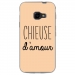 TPU0XCOVER4CHIEUSEBEIGE - Coque souple pour Samsung Galaxy XCover 4 avec impression Motifs Chieuse d'Amour beige