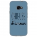 TPU0XCOVER4CHIEUSEBLEU - Coque souple pour Samsung Galaxy XCover 4 avec impression Motifs Chieuse d'Amour bleu