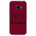 TPU0XCOVER4CHIEUSEBORDEAU - Coque souple pour Samsung Galaxy XCover 4 avec impression Motifs Chieuse d'Amour bordeau