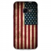 TPU0XCOVER4DRAPUSAVINTAGE - Coque souple pour Samsung Galaxy XCover 4 avec impression Motifs drapeau USA vintage