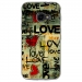 TPU0XCOVER4LOVEVINTAGE - Coque souple pour Samsung Galaxy XCover 4 avec impression Motifs Love Vintage