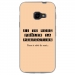 TPU0XCOVER4PERFECTIONBEIGE - Coque souple pour Samsung Galaxy XCover 4 avec impression Motifs frôler la perfection beige