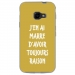 TPU0XCOVER4RAISONOR - Coque souple pour Samsung Galaxy XCover 4 avec impression Motifs marre d'avoir raison or