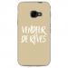 TPU0XCOVER4VENDREVETAUPE - Coque souple pour Samsung Galaxy XCover 4 avec impression Motifs vendeur de rêves taupe