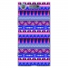 TPU0XPERIAXZ1AZTEQUEBLEUVIO - Coque souple pour Sony Xperia XZ1 avec impression Motifs aztèque bleu et violet