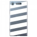 TPU0XPERIAXZ1BANDESBLANCHES - Coque souple pour Sony Xperia XZ1 avec impression Motifs bandes blanches