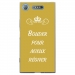 TPU0XPERIAXZ1BOUDEROR - Coque souple pour Sony Xperia XZ1 avec impression Motifs Bouder pour mieux Régner or