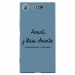 TPU0XPERIAXZ1CHIANTEBLEU - Coque souple pour Sony Xperia XZ1 avec impression Motifs Avant, j'étais chiante bleu