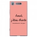 TPU0XPERIAXZ1CHIANTEROSE - Coque souple pour Sony Xperia XZ1 avec impression Motifs Avant, j'étais chiante rose