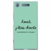 TPU0XPERIAXZ1CHIANTETURQUOISE - Coque souple pour Sony Xperia XZ1 avec impression Motifs Avant, j'étais chiante turquoise