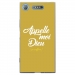 TPU0XPERIAXZ1DIEUOR - Coque souple pour Sony Xperia XZ1 avec impression Motifs Appelle moi Dieu or