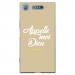 TPU0XPERIAXZ1DIEUTAUPE - Coque souple pour Sony Xperia XZ1 avec impression Motifs Appelle moi Dieu taupe