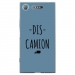 TPU0XPERIAXZ1DISCAMIONBLEU - Coque souple pour Sony Xperia XZ1 avec impression Motifs Dis Camion bleu