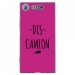 TPU0XPERIAXZ1DISCAMIONFUSHIA - Coque souple pour Sony Xperia XZ1 avec impression Motifs Dis Camion fushia