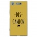 TPU0XPERIAXZ1DISCAMIONOR - Coque souple pour Sony Xperia XZ1 avec impression Motifs Dis Camion or