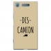 TPU0XPERIAXZ1DISCAMIONTAUPE - Coque souple pour Sony Xperia XZ1 avec impression Motifs Dis Camion taupe