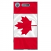 TPU0XPERIAXZ1DRAPCANADA - Coque souple pour Sony Xperia XZ1 avec impression Motifs drapeau du Canada