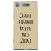 TPU0XPERIAXZ1GENIALETAUPE - Coque souple pour Sony Xperia XZ1 avec impression Motifs Chiante mais Géniale taupe