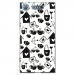 TPU0XPERIAXZ1LOVE3 - Coque souple pour Sony Xperia XZ1 avec impression Motifs Love coeur 3