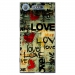 TPU0XPERIAXZ1LOVEVINTAGE - Coque souple pour Sony Xperia XZ1 avec impression Motifs Love Vintage