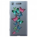 TPU0XPERIAXZ1PAPILLONS - Coque souple pour Sony Xperia XZ1 avec impression Motifs papillons colorés