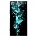 TPU0XPERIAXZ1PAPILLONSBLEUS - Coque souple pour Sony Xperia XZ1 avec impression Motifs papillons bleus