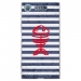 TPU0XPERIAXZ1POISSON - Coque souple pour Sony Xperia XZ1 avec impression Motifs squelette poisson