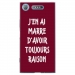 TPU0XPERIAXZ1RAISONBORDEAU - Coque souple pour Sony Xperia XZ1 avec impression Motifs marre d'avoir raison bordeau
