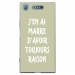 TPU0XPERIAXZ1RAISONVERT - Coque souple pour Sony Xperia XZ1 avec impression Motifs marre d'avoir raison vert