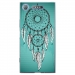 TPU0XPERIAXZ1REVEBLEU - Coque souple pour Sony Xperia XZ1 avec impression Motifs attrape rêve sur fond bleu