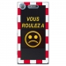 TPU0XPERIAXZ1SPEEDCONTROL - Coque souple pour Sony Xperia XZ1 avec impression Motifs panneau de contrôle de vitesse