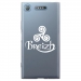 TPU0XPERIAXZ1TRISKEL - Coque souple pour Sony Xperia XZ1 avec impression Motifs Triskel Celte blanc