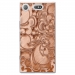 TPU0XZ1COMPARABESQUEBRONZE - Coque souple pour Sony Xperia XZ1 Compact avec impression Motifs arabesque bronze