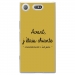 TPU0XZ1COMPCHIANTEOR - Coque souple pour Sony Xperia XZ1 Compact avec impression Motifs Avant, j'étais chiante or