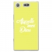 TPU0XZ1COMPDIEUJAUNE - Coque souple pour Sony Xperia XZ1 Compact avec impression Motifs Appelle moi Dieu jaune