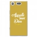 TPU0XZ1COMPDIEUOR - Coque souple pour Sony Xperia XZ1 Compact avec impression Motifs Appelle moi Dieu or