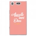 TPU0XZ1COMPDIEUROSE - Coque souple pour Sony Xperia XZ1 Compact avec impression Motifs Appelle moi Dieu rose