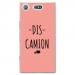 TPU0XZ1COMPDISCAMIONROSE - Coque souple pour Sony Xperia XZ1 Compact avec impression Motifs Dis Camion rose