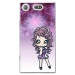 TPU0XZ1COMPMANGAVIOLETTA - Coque souple pour Sony Xperia XZ1 Compact avec impression Motifs manga fille violetta