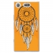 TPU0XZ1COMPREVEORANGE - Coque souple pour Sony Xperia XZ1 Compact avec impression Motifs attrape rêve sur fond orange
