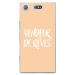 TPU0XZ1COMPVENDREVEBEIGE - Coque souple pour Sony Xperia XZ1 Compact avec impression Motifs vendeur de rêves beige